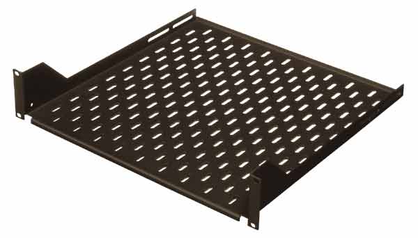 19" shelf, depth 350mm - Fixed, height 2U; add DP-PO-Px for 60kg; 1 pcs